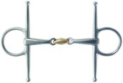 STUBBEN Wędzidło SteelTec 2270 - 2xłamane pełne z wąsami