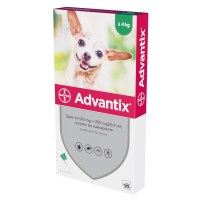 BAYER Advantix Spot-on pies 4 x 0,4 ml