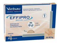 VIRBAC Effipro Spot on pies L 4 pipety 2,68 ml