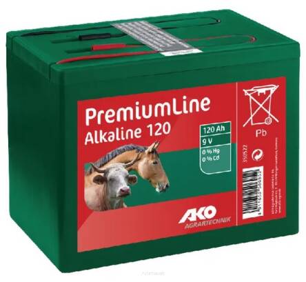 AKO Bateria alkaliczna do elektryzatora 9 V / 120 Ah