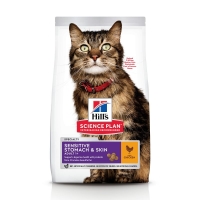 HILLS Feline Adult Sensitive Stomach & Skin Kurczak 1,5 kg