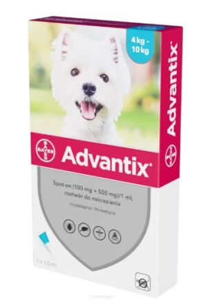 BAYER Advantix Spot-on pies 1 x 1,0 ml