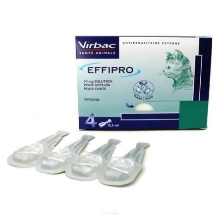 VIRBAC Effipro kot 4 pipety 0,5ml
