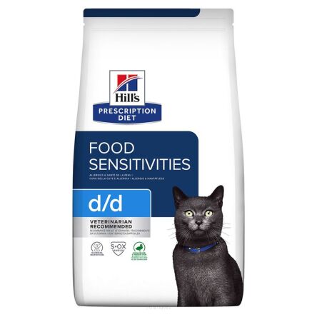 HILLS PD Feline D/D (Kot) kaczka z zielonym groszkiem 1,5 kg