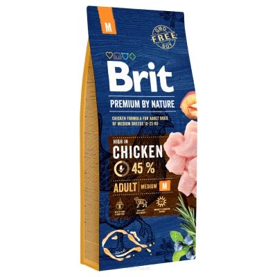 BRIT Premium By Nature Dog Adult M (Medium) 15 kg