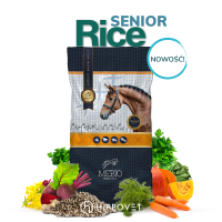 MEBIO Rice Senior – otręby ryżowe dla starszych koni 15 kg