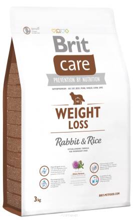 BRIT Care Dog Weight Loss Rabbit & Rice 3 kg