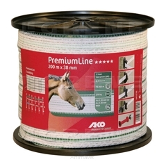 AKO Taśma ogrodzeniowa Premium Line 38 mm x 200 m