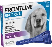 MERIAL Frontline Spot On dla psów L (20-40 kg) 3 pipety