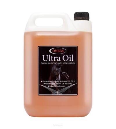 OMEGA EQUINE Ultra Oil® - bogactwo kwasów omega płynące z połączenia 5 olejów 5L