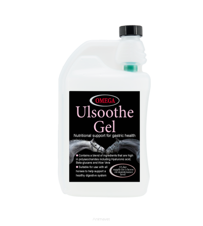 OMEGA EQUINE Ulsoothe gel - suplement wspomagający leczenie wrzodów żołądka w formie żelu 1 l