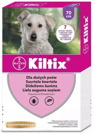 BAYER Kiltix Obroża dla dużych psów 70 cm