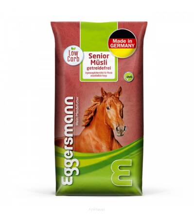 EGGERSMANN Senior Musli Getreidefrei - bezzbożowe musli dla koni starszych 15 kg