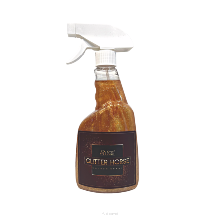 OVER HORSE Glitter Horse Golden Spray 500 ml