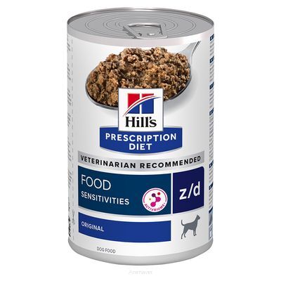 HILLS PD Canine Z/D Food Sensitivities Puszka (Pies) 370g