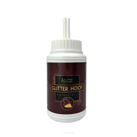 OVER HORSE Glitter Hoof Golden Oil 550 ml