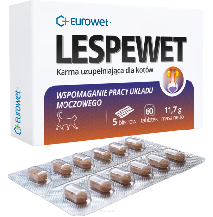 EUROWET Lespewet dla kota 60 tabletek