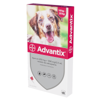 BAYER Advantix Spot-on pies 4 x 2,5 ml