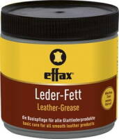 EFFAX Leather Grease - pasta do skóry czarna 500 ml