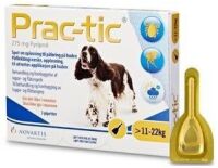 NOVARTIS Prac-Tic Spot-on 275 mg dla psa 11-22 kg  3 pipety