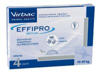 VIRBAC Effipro Spot on Pies M 4 pipety 1,34 ml