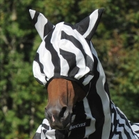 BUCAS Maska przeciw owadom Buzz-Off Zebra 