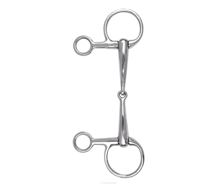 WALDHAUSEN Wędzidło pojedynczo łamane Baucher 16 mm