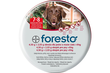 BAYER Foresto Obroża dla psów powyżej 8 kg
