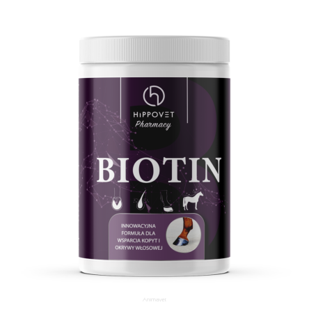 HIPPOVET Pharmacy Biotin – biotyna wsparcie rogu kopytowego i okrywy włosowej