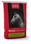 SUBLI Muesli met Kruiden - ziołowa pasza dla koni na oddychanie i trawienie 15 kg